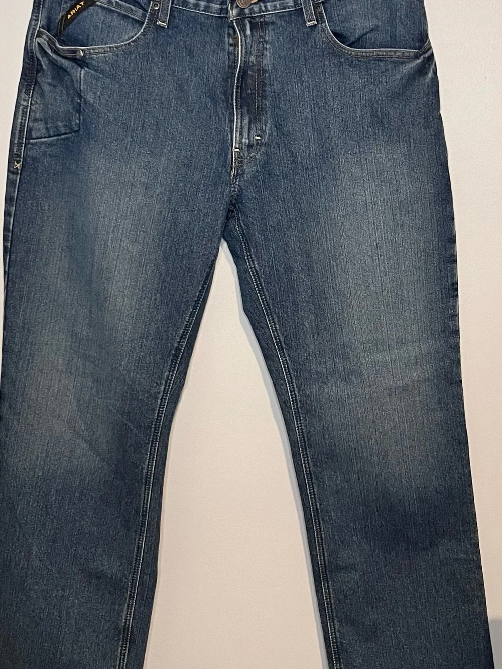Ariat Rebar M4 Relaxed Boot Cut Jeans Mens 36x32 Maritime DuraStretch NWT